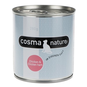 Cosma, Sparpaket Cosma Nature 12 x 280 g - Huhn & Hühnerschinken, Cosma Nature 6 x 280 g - Huhn & Hühnerschinken