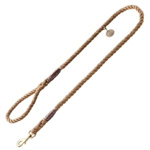 Hunter, Hunter Set: Tau-Halsband + Führleine List, beige - Halsband Größe 60 + Leine 140 cm, Hunter Tau-Führleine List - beige - 140 cm lang, Ø 12 mm