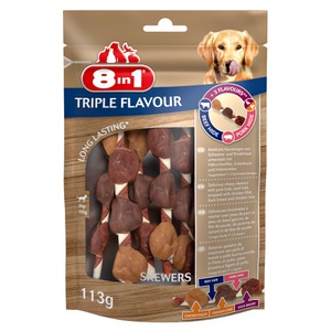8in1, 8in1 Triple Flavour Skewers - 113 g (6 Stück), 8in1 Triple Flavour Skewers (6 Stk)