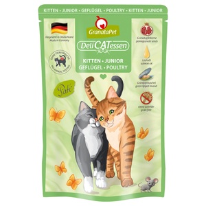 Granatapet, GranataPet DeliCatessen Pouches 6 x 85 g - Kitten Geflügel, GranataPet DeliCatessen Pouch 6 x 85 g - Kitten Geflügel