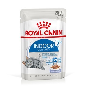 Royal Canin, Royal Canin Indoor Sterilised 7+ in Gelee - 24 x 85 g, Royal Canin Indoor Sterilised 7+ in Gelee - 12 x 85 g