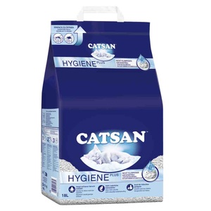 Catsan, Catsan Hygiene plus Katzenstreu - 18 l, CATSAN Hygiene Plus Streu 18 l