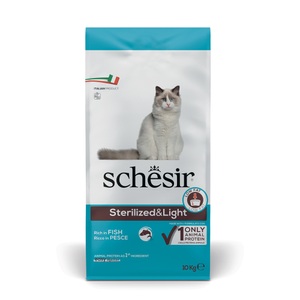 Schesir, Schesir Sterilized mit Fisch - Sparpaket: 2 x 10 kg
