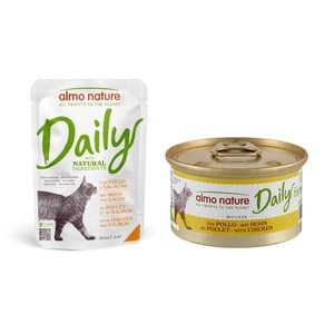 Almo Nature Daily Menu, Almo Nature Daily Menu 6 x 85 g - Mousse mit Huhn, Almo Nature Daily Mousse mit Huhn, Nassfutter für Katzen (85g)