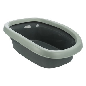 Trixie, Trixie - Katzentoilette Be Eco Carlo, mit Rand, Trixie Be Eco Katzentoilette Carlo mit Rand - L 58 x B 38 x H 17 cm