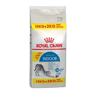 Royal Canin, Royal Canin Indoor 27 - 10 + 2 kg gratis!, 2 kg gratis! Royal Canin im Bonusbag 12 kg - Indoor