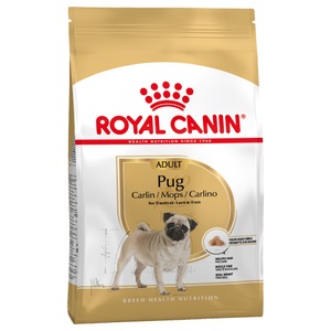 Royal Canin Breed, Royal Canin Pug Adult - Sparpaket: 2 x 3 kg, ROYAL CANIN Mops Adult 3 kg