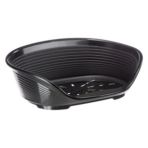 ferplast, Hundekorb Siesta Deluxe 12 schwarz Hunde Korb/Bett, Ferplast Korb Siesta Deluxe schwarz - Grösse 12: L 111 x B 80,5 x H 33,5 cm