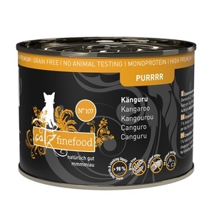 catz finefood, catz finefood Purrrr Dose 6 x 200 g - No. 107 Känguru, catz finefood Nassfutter Purrrr No.107 Känguru, 200 g