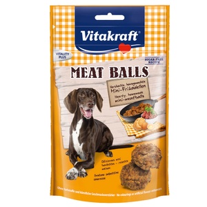 Vitakraft, Vitakraft Meat Balls - Sparpaket: 6 x 80 g, Vitakraft Meat Balls - 80 g