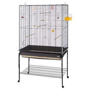 ferplast, Ferplast Vogelvoliere Planeta - L 97,8 x B 58 x H 173,5 cm, Ferplast Vogelvoliere Planeta schwarz