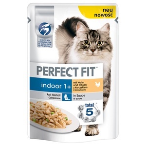 Perfect Fit, Perfect Fit Indoor 1+ - Huhn & Erbsen 48 x 85 g, Perfect Fit Indoor 1+ - Huhn & Erbsen 12 x 85 g