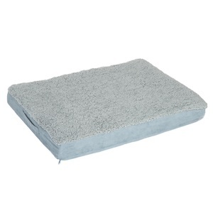 zooplus Exclusive, Hundebett Memory eckig, grau - L 72 x B 50 x H 9,5 cm (Motiv: Hund)