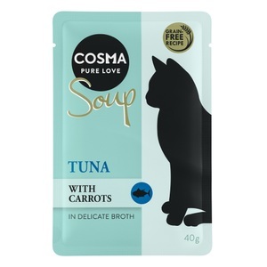 Cosma, Cosma Soup 12 x 40 g Thunfisch mit Karotte, Cosma Soup 12 x 40 g - Thunfisch mit Karotte