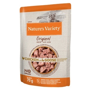 Nature’s Variety, Megapack Nature's Variety Original Paté No Grain 24 x 70 g - Huhn und Gans, Nature's Variety Original Paté No Grain 12 x 70 g - Huhn und Gans