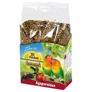 JR Birds, 2 x 1 kg / 950 g JR Farm Individual + Kolbernhirse 250 g gratis! - 2 x 1 kg Agaporniden, JR Farm Individual Agaporniden - 1 kg