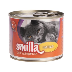 Smilla, Smilla Geflügeltöpfchen 6 x 200 g - zartes Geflügel mit Fisch, Smilla Geflügeltöpfchen 6 x 200 g - zartes Geflügel mit Fisch