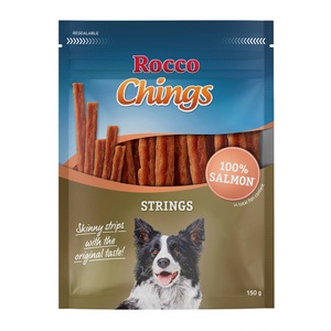 Rocco, Sparpaket Rocco Chings Strings - 4 x 150 g Lachs, Rocco Chings Strings - Lachs 150 g