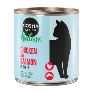 Cosma, Sparpaket Cosma Nature 12 x 280 g - Huhn & Lachs, Cosma Nature 6 x 280 g - Huhn & Lachs