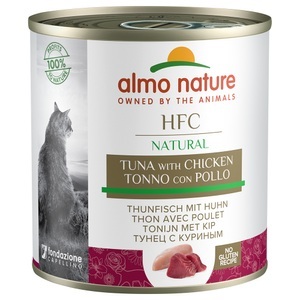 Almo Nature Classic, 20 + 4 gratis! 24 x 280 g Almo Nature HFC - Thunfisch & Huhn, Almo Nature HFC Natural 6 x 280 g - Thunfisch & Huhn