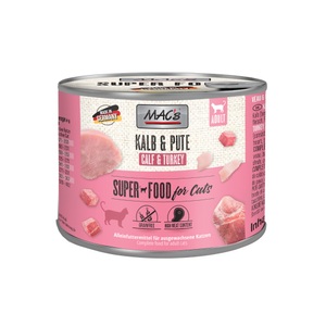MAC´s, Sparpaket MAC´s Cat 12 x 200 g - Kalb & Pute, MAC´s Cat 6 x 200 g - Kalb & Pute