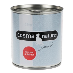 Cosma, Sparpaket Cosma Nature 12 x 280 g - Huhn & Lachs, Cosma Nature 6 x 280 g - Huhn & Lachs