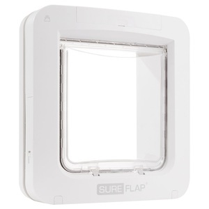 SureFlap, SureFlap Microchip Pet Door Connect - Set aus Microchip Klappe und Hub, SureFlap Mikrochip Haustierklappe Connect - SureFlap Mikrochip Haustierklappe weiss (nur mit SureFlap Hub nutzbar)