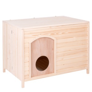 zooplus Exclusive, Katzenhaus Palazzo - Größe L: B 115 x T 74,5 x H 83 cm, Hundehütte Bruno - Größe L: B 115 x T 74,5 x H 83 cm