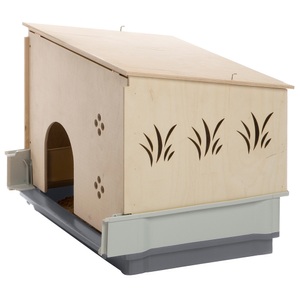 zooplus Exclusive, Kleintierhaus für Plaza Käfige - L 42 x B 60 x H 50 cm, 