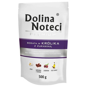 Dolina Noteci, Dolina Noteci Premium in Beuteln, 10 x 500 g - Reich an rabbit mit Cranberry
