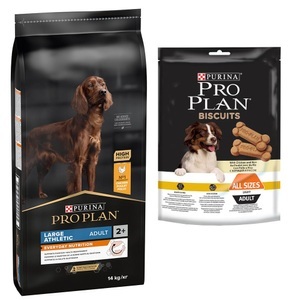 Pro Plan, Sparpaket: 2 x Großgebinde Pro Plan Hundefutter - Large Athletic Adult OPTIBALANCE (2 x 14 kg), PURINA PRO PLAN Large Athletic Adult Everyday Nutrition - 14 kg