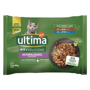 Affinity Ultima, Ultima Cat Sterilized 48 x 85 g - Rind und Thunfisch