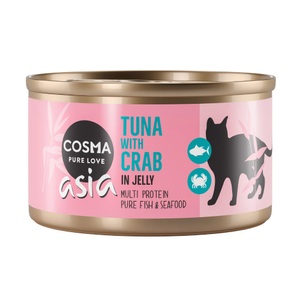 Cosma, Cosma Thai/Asia in Jelly 6 x 85 g - Thunfisch & Krebsfleisch, Cosma Asia in Jelly 6 x 85 g - Thunfisch & Krebsfleisch