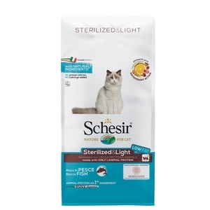 Schesir, Schesir Sterilized mit Fisch - Sparpaket: 2 x 10 kg