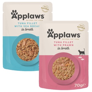 Applaws, Megapack Applaws Katzenfutter 12 x 70 g - Thunfisch mit Brachse