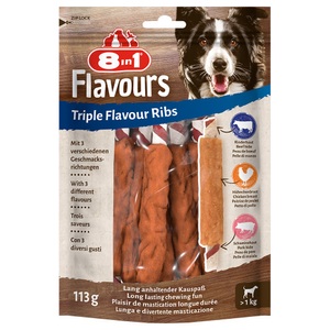 8in1, 8in1 Triple Flavour Ribs - 3 x 113 g (18 Stück), 8in1 Triple Flavour Ribs, 6 Stk (113g)