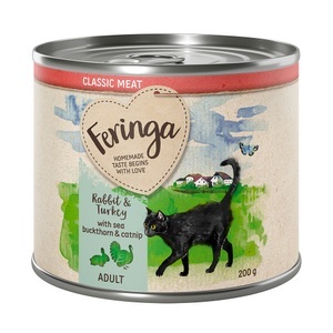 Feringa, Sparpaket Feringa Menü Duo-Sorten 18 x 200 g - Kaninchen & Truthahn, Feringa Classic Meat Menü 6 x 200 g - Kaninchen & Truthahn