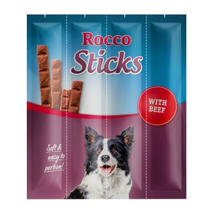 Rocco, Rocco Sticks - Rind 12 Stück (120 g), Rocco Sticks - Rind 12 Stück (120 g)