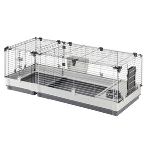zooplus Exclusive, Kleintierkäfig Plaza 140 - L 142 x B 60 x H 50 cm, Ferplast Kleintierkäfig Plaza 140 - ca. L 142 x B 60 x H 50 cm