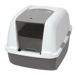 Catit, Catit Jumbo Katzentoilette, grau - grau, Catit Katzentoilette mit Dach und Airsift-Filtersystem - Jumbo