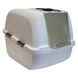 Catit, Catit Jumbo Katzentoilette White Tiger - weiß mit Tigermuster