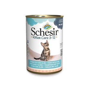 Schesir, Schesir Kitten in Gelee 6 x 140 g - Thunfisch mit Aloe, Schesir in Gelee 6 x 140 g - Kitten Thunfisch mit Aloe