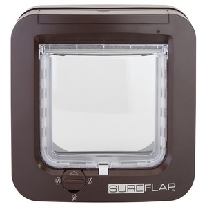 SureFlap, SureFlap Mikrochip Katzenklappe - Sureflap braun, SureFlap Katzenklappe mit Chip - Sureflap braun