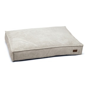 Designed by Lotte, Designed by Lotte Hundekissen Gerippt 100x70x15 cm Hellgrau, Designed by Lotte Liegekissen Ribbed, hellgrau - ca. L 100 x B 70 x H 15 cm