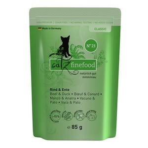 catz finefood, Sparpaket catz finefood 64 x 85 g - Rind & Ente, catz finefood 8 x 85 g - Rind & Ente
