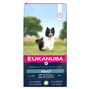 Eukanuba, Eukanuba Adult Small / Medium Breed Lamm & Reis - 12 kg, Eukanuba Adult Small & Medium Breed Lamm & Reis - 12 kg
