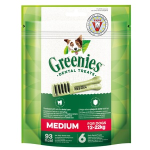 Greenies, Greenies Zahnpflege-Kausnacks 85 g / 170 g / 340 g - Medium (170 g / 6 Stück), Greenies Zahnpflege-Kausnacks für Hunde 170 g / 340 g - 170 g (Medium)