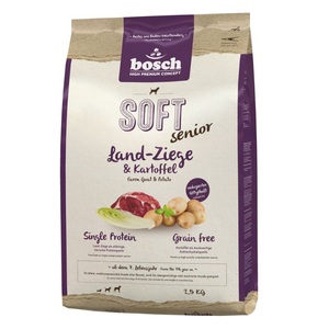 Bosch HPC Soft, Sparpaket: bosch 2 x Großgebinde - Soft Senior Ziege + Kartoffel (3 x 2,5 kg), bosch HPC Soft Senior Ziege & Kartoffel, 2.5 kg Trockenfutter