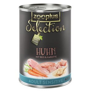 Zooplus, zooplus Selection Adult Sensitive Huhn & Reis - 6 x 400 g, 