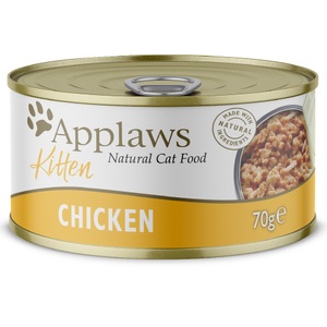 Applaws, Applaws Tin Kitten Chicken 70g, Applaws Kitten 6 x 70 g - Huhn